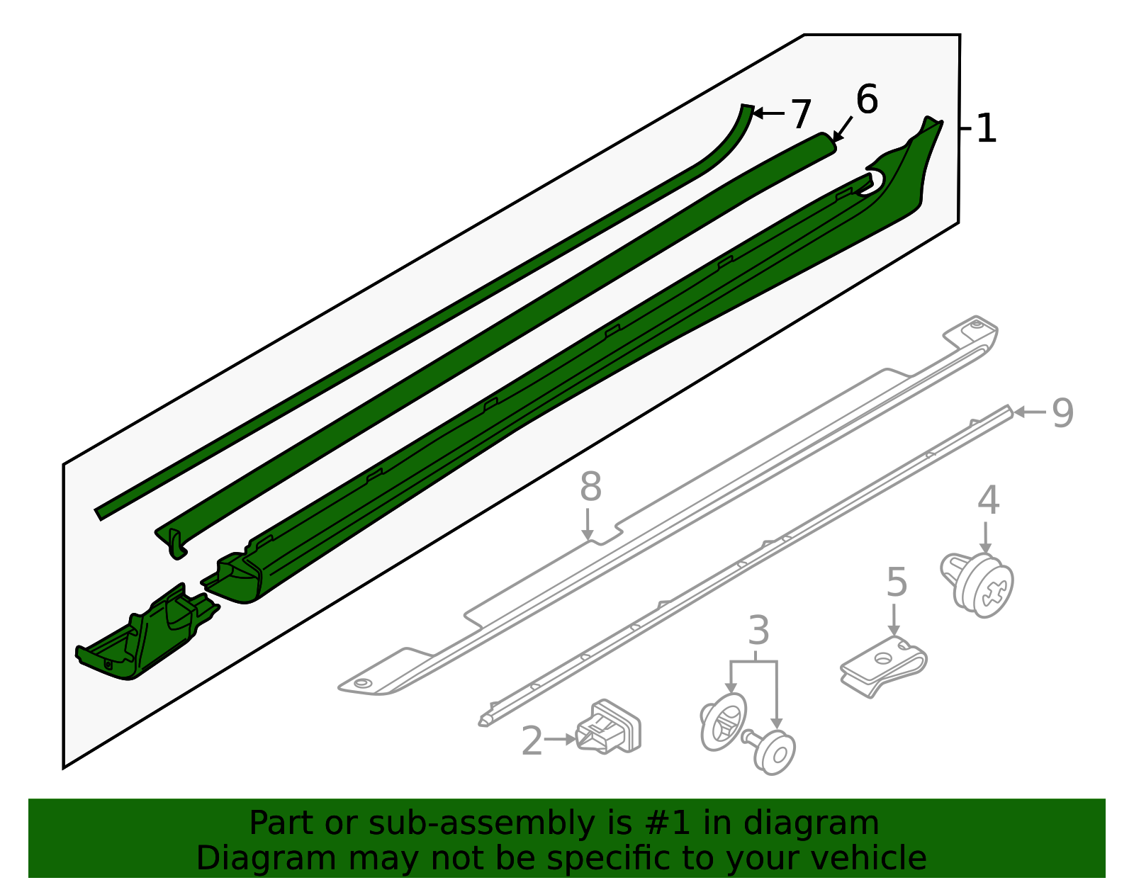 32270136 - Rocker Molding - 2011-2018 Volvo | Volvo OEM Parts Direct