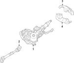 848512T00VA - Steering: Upper Shroud for Kia: Optima Image
