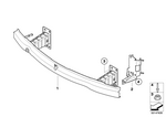 51117146646 - : Carrier, Bumper Front for BMW Image