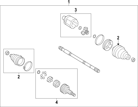 Axle Shafts & Joints for 2020 Buick Envision #0