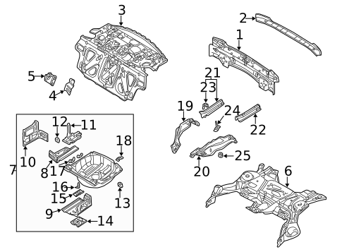 Rear Body for 2000 BMW 328Ci #0