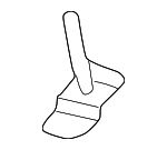 51718108473 - Body: Spare Bracket for BMW: 318i, 318is, 323Ci, 323i, 323is, 325Ci, 325i, 325is, 325xi, 328Ci, 328i, 328is, 330Ci, 330i, 330xi, 525i, 525xi, 528i, 528i xDrive, 528xi, 530i, 530xi, 535i, 535i xDrive, 535xi, 540i, 545i, 550i, 740i, 740iL, 750iL, 840Ci, 850Ci, 850CSi, 850i, M3, M5 Image