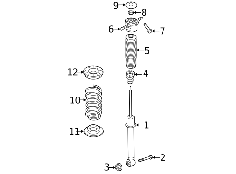 Shocks & Components for 2022 Hyundai Santa Fe #0