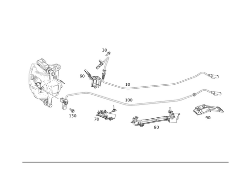 Front Axle Wiring for 2014 Mercedes-Benz B Electric Drive #0