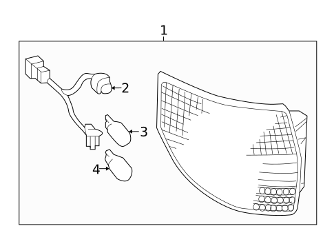 Combination Lamps for 2005 Toyota Sienna #0