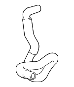 8724548740 - HVAC: Heater Hose for Toyota Image