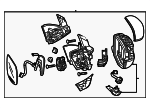 76200TG7A31ZF - : Mirror Assembly for Honda: Pilot Image