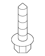 90119A0430 - Fuel System: Tank Strap Bolt for Toyota Image