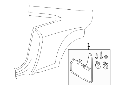 Exterior Trim - Quarter Panel for 2012 Audi TT RS Quattro #0