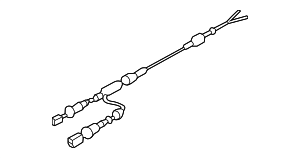 4M0972251D - Brakes: ABS Wheel Speed Sensor Wiring Harness for Audi Image