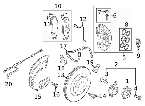 Brake Components for 2023 Audi SQ8 #0