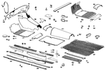 1086802598 - : Glove Compartment Lid for Mercedes-Benz Image