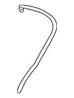 5C5809937 - : 2012-2019 Volkswagen Beetle - Drain Hose for Volkswagen: Beetle Image