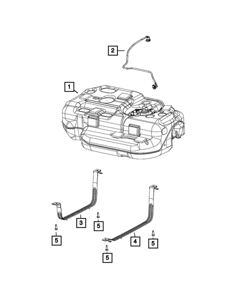 Fuel Tank for 2021 Chrysler Voyager #0