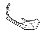 KT4Z17906FA - Body: Bumper Cover for Ford Image