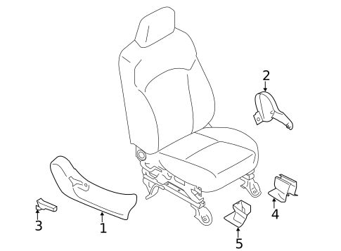 Tracks & Components for 2014 Subaru Forester #2