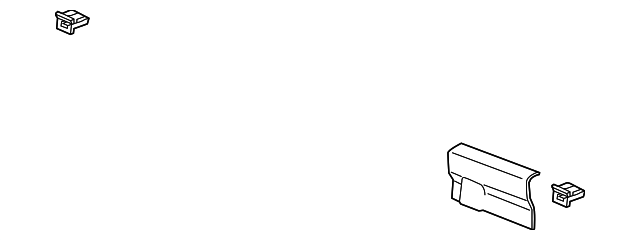 2015-2019 GM Jet Black Driver Side Rear Window Side Garnish Molding ...
