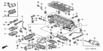 18215SL0A00 - Electrical/Exhaust/Heater/Fuel: RUBBER, EX. MOUNTING for Acura Image