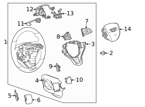 Switches, Solenoids & Actuators for 2023 Cadillac Escalade #0