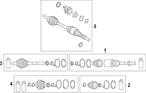 Axle Shafts & Joints for 2023 Mazda MX-30 EV #0