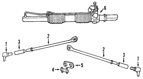Steering Gear & Linkage for 2001 Dodge Intrepid #1