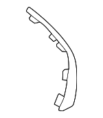 2538851107 - Body: Trim Cover for Mercedes-Benz Image