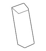 4278662 - : Lift Gate Glass Spacer for Chrysler: 200, 300M, Aspen, Concorde, LHS, Pacifica, Prowler, Sebring, Town &amp; Country, Voyager | Dodge: Avenger, Caliber, Caravan, Challenger, Durango, Grand Caravan, Intrepid, Magnum, Neon, Stratus, Viper | Jeep: Patriot | Ram: C/V Image