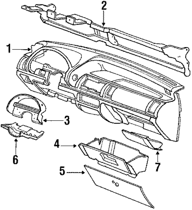 F13Z5404320C - Body: Panel Assembly for Mercury: Topaz Image
