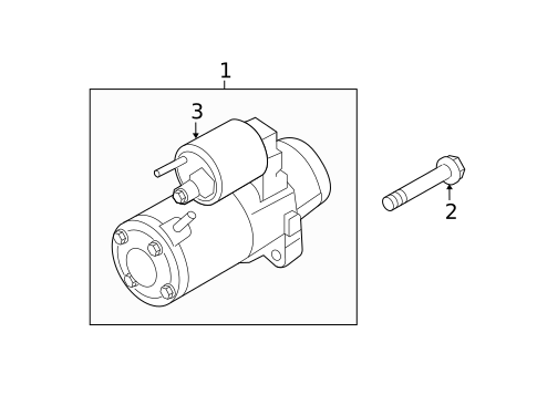 Starter for 2022 Mitsubishi Outlander Sport #1