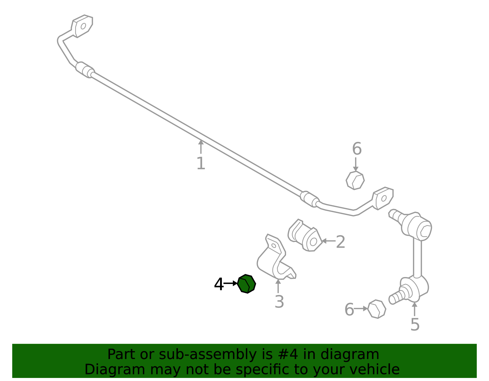 9994-01-001S - Suspension Stabilizer Bar Link Nut - 1990-2021
