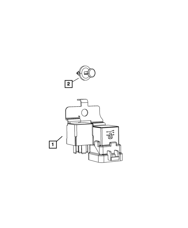 68048069AB - Electrical: Relay for Mopar Image