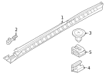 7130702966 - Body: Rocker Molding Rivet for BMW Image