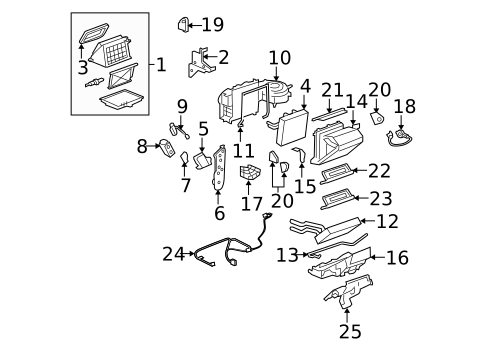 Heater for 2005 Chevrolet Equinox #0
