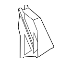 9P1858509 - Body: Instrument Panel Knee Bolster Bracket for Porsche Image