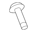 99907349801 - Body: Instrument Panel Knee Bolster Screw for Porsche Image