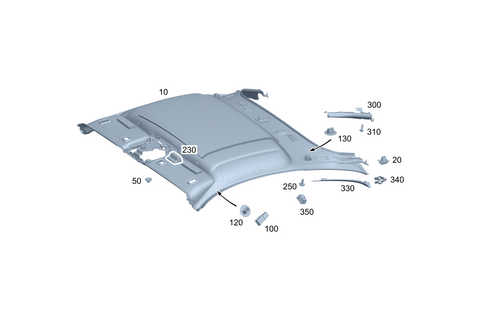 Roof Lining/Headlining for 2026 Mercedes-Benz AMG GT 43 #0