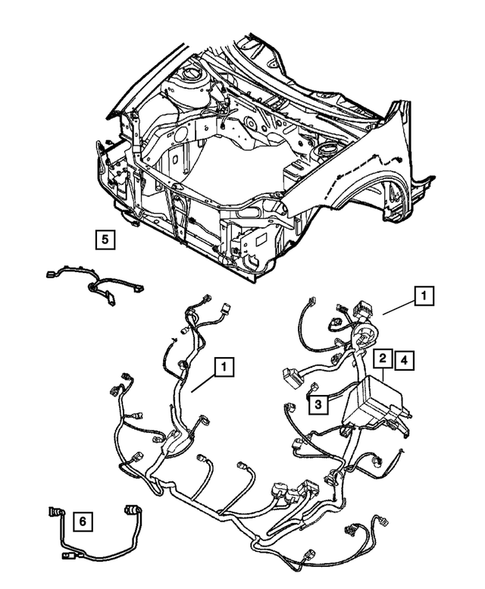 Wiring-Headlamp to Dash for 2005 Dodge Neon #0