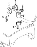 7849167 - Emission System: Secondary Air Injection Pump for Chevrolet: Blazer, C1500, C2500, C3500, C3500HD, Camaro, K1500 Pickup, K2500 Pickup, K3500 Pickup, P20, P30, R10, R20, R2500, R30, R3500, Suburban C1500, Suburban C2500, Suburban K1500, Suburban K2500, Suburban R10, Suburban R1500, Suburban R20, Suburban R2500, Suburban V10, Suburban V1500, Suburban V20, Suburban V2500, V10, V20, V30, V3500 | GMC: C1500 Pickup, C2500 Pickup, C3500 Pickup, C3500HD, Jimmy, K1500 Pickup, K2500 Pickup, K3500 Pickup, P2500, P3500, R1500 Pickup, R2500 Pickup, R3500 Pickup, Suburban C1500, Suburban C2500, Suburban K1500, Suburban K2500, Suburban R1500, Suburban R2500, V1500, V1500 Suburban, V2500, V2500 Suburban, V3500, Yukon | Pontiac: Firebird Image