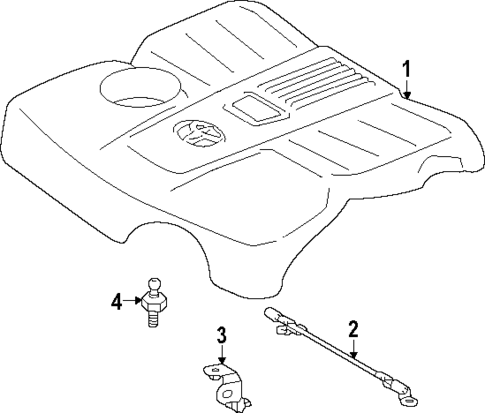 Engine Appearance Cover for 2024 Toyota Tundra #0