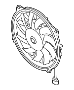 8E0959455P - Cooling System: Fan Assembly for Audi: RS4, S4 Image