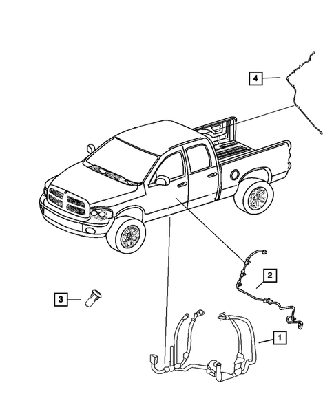 Wiring-Body and Accessories for 2010 Dodge Ram 3500 #0