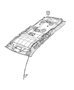 7EY11DX9AA - Interior Trim: Headliner for Dodge: Durango Image