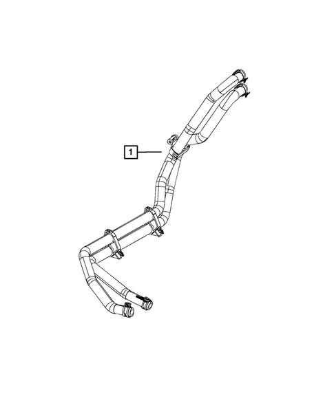 Air Conditioner and Heater Plumbing for 2019 Ram 1500 #3