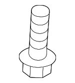 2852402500 - Engine: Turbocharger Lower Bolt for Hyundai: Elantra, Kona, Santa Fe, Santa Fe Sport, Sonata, Tucson, Veloster Image