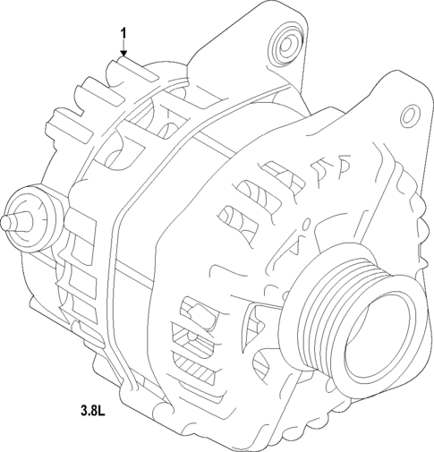 Alternator for 2023 Nissan Frontier #2