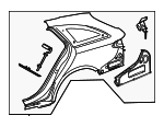 2146305203 - Body: Quarter Panel for Mercedes-Benz Image
