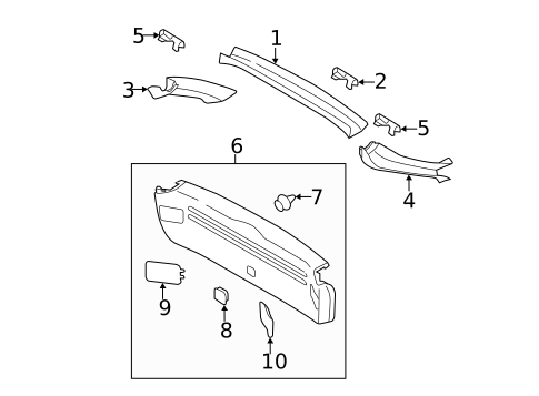 Interior Trim for 2014 Subaru Impreza #0