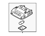 928003X000TX - Body: Map Lamp Assembly for Hyundai: Elantra, Elantra Coupe Image