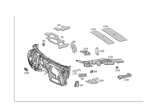 1666828000 - Trim: Dampening, Firewall for Mercedes-Benz Image