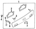 K20351183 - : Finish Panel Gasket for Kia Image
